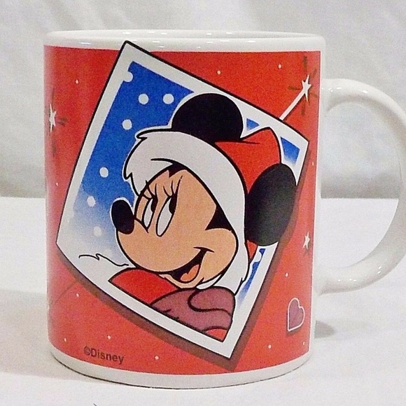 VTG Minnie Mouse Walt Disney Christmas Coffee Cup - Picture 1 of 6